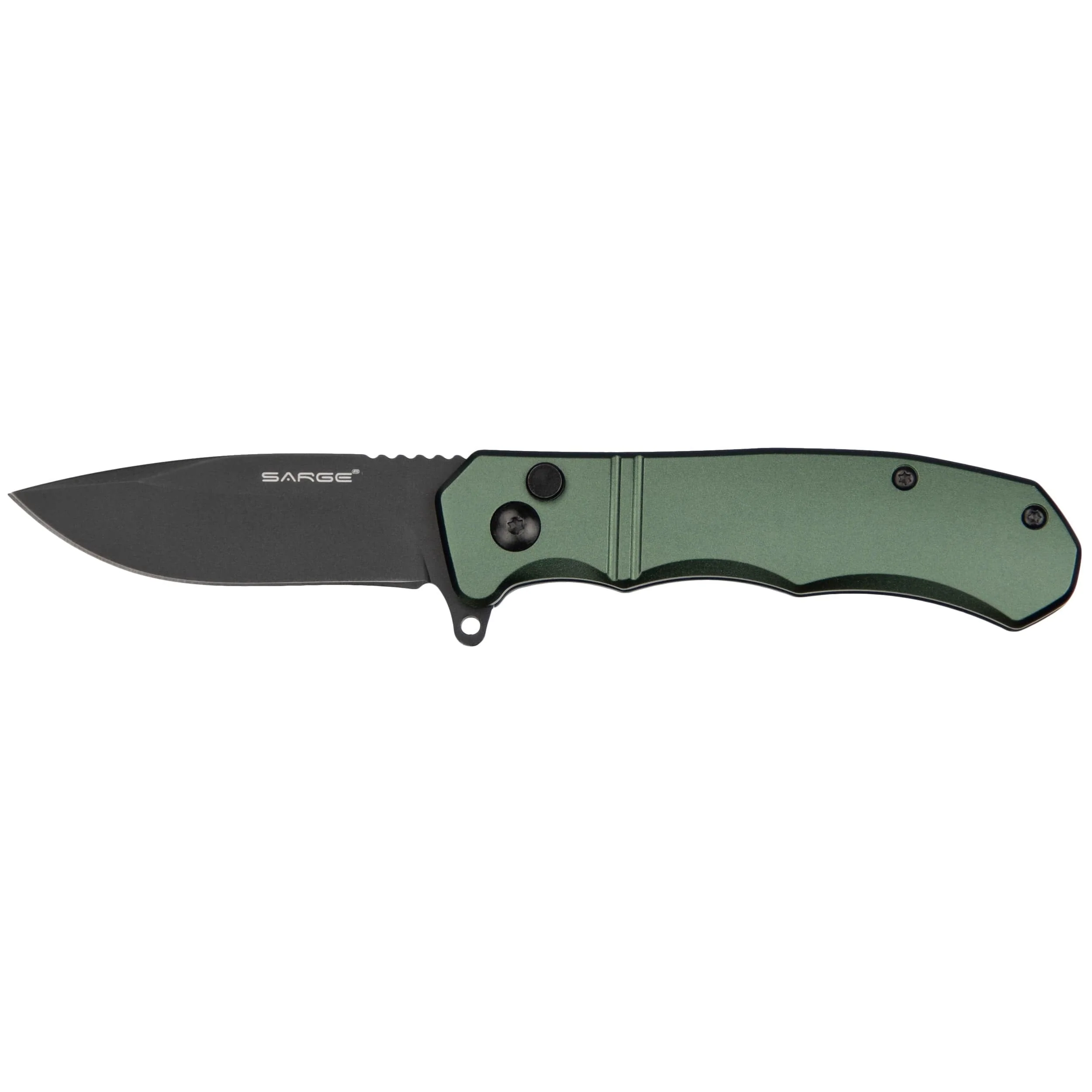 Command – Army Green Turbo Lock Folder Knife, Stainless Steel 3″ Blade
