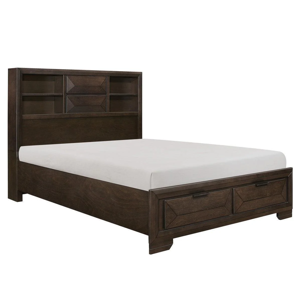 Chesky Warm Espresso Platform King Bed - Image 2