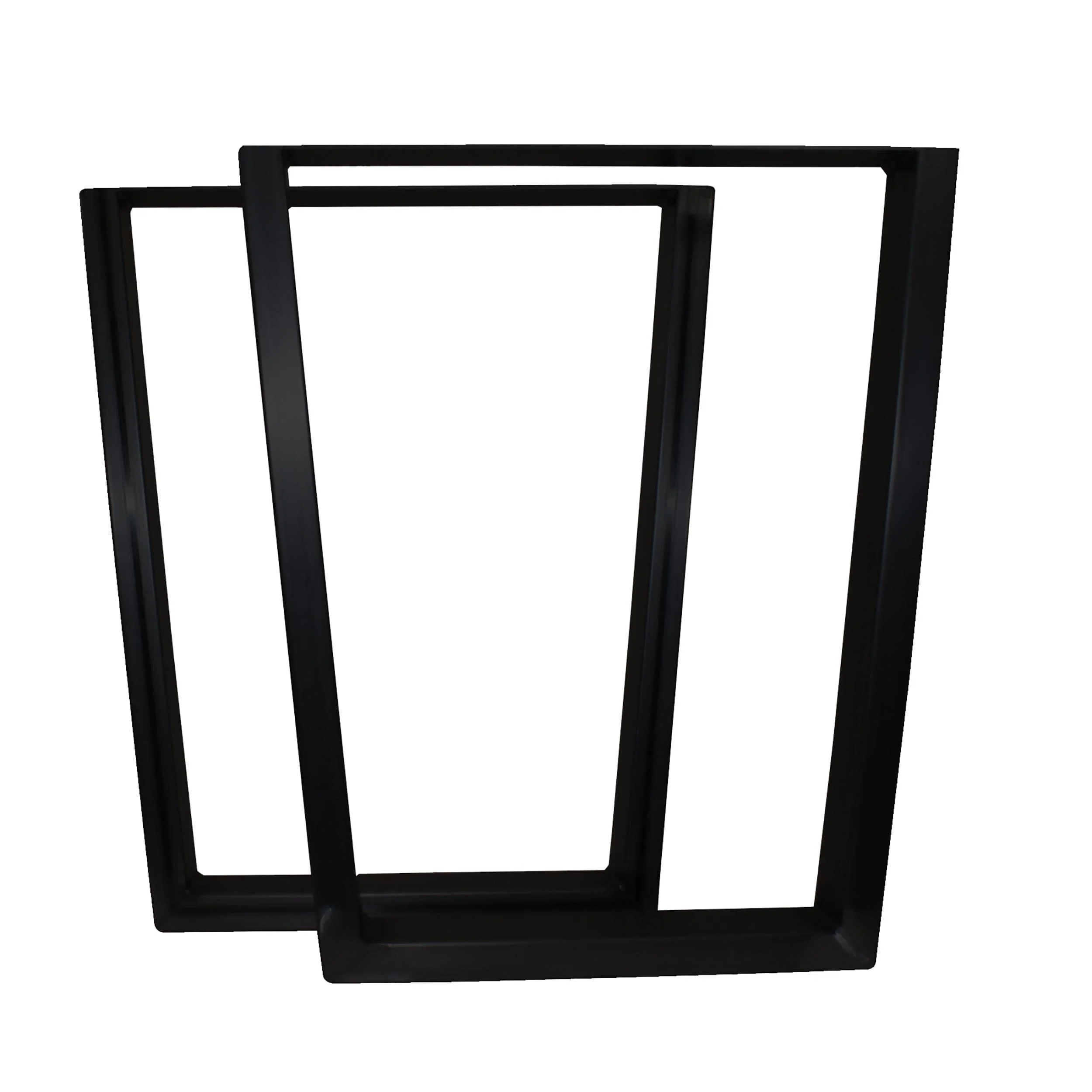 “V” Slab Legs 28″ High Black Pair