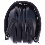 Low Impact Hearing Protection Black Ear Muffs - Image 2