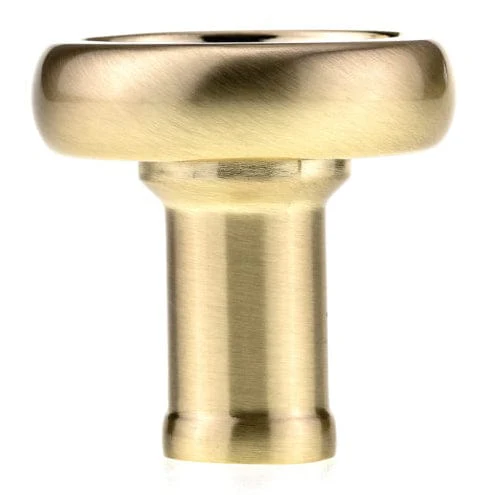 Eclectic Knob - 1-13/32" D - Satin Brass - Image 3