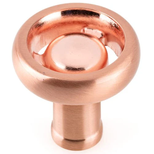 Eclectic Knob - 1-13/32" D - Rose Gold - Image 1