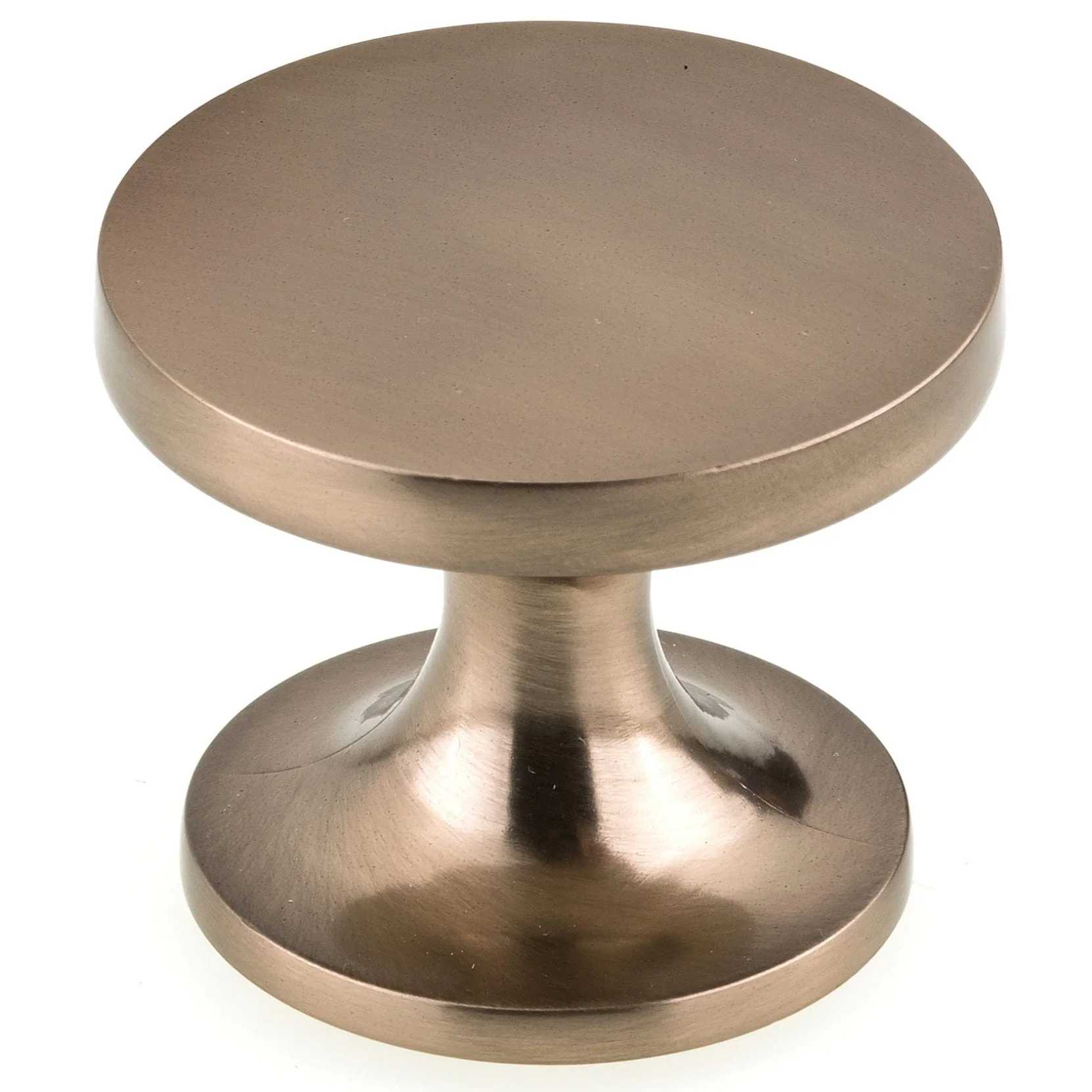 Contemporary Knob, 1-23/32" D, Champagne Bronze - Image 1