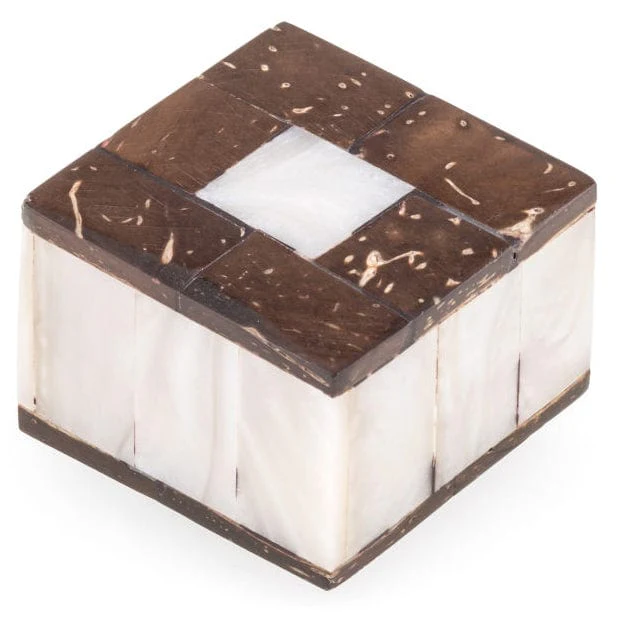 Eclectic Knob, 1-3/16" D, Chocolate, Pearl - Image 1