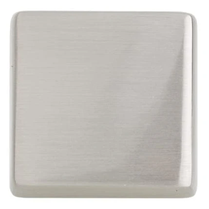 Contemporary Knob, 1-5/32" x 1-5/32", Brushed Nickel - Image 2
