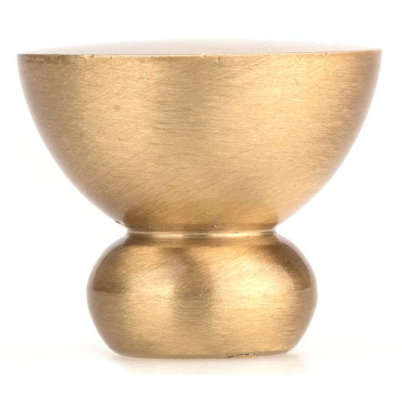 Contemporary Knob - 1-1/4" D - Brushed Gold - Image 3