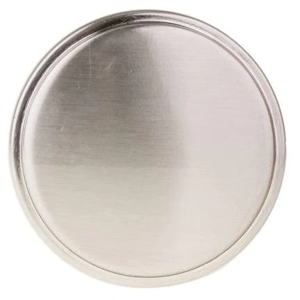 Contemporary Knob, 1-11/32" D, Brushed Nickel - Image 2