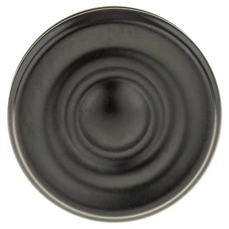 Contemporary Knob, 1-3/8" D, Black - Image 2
