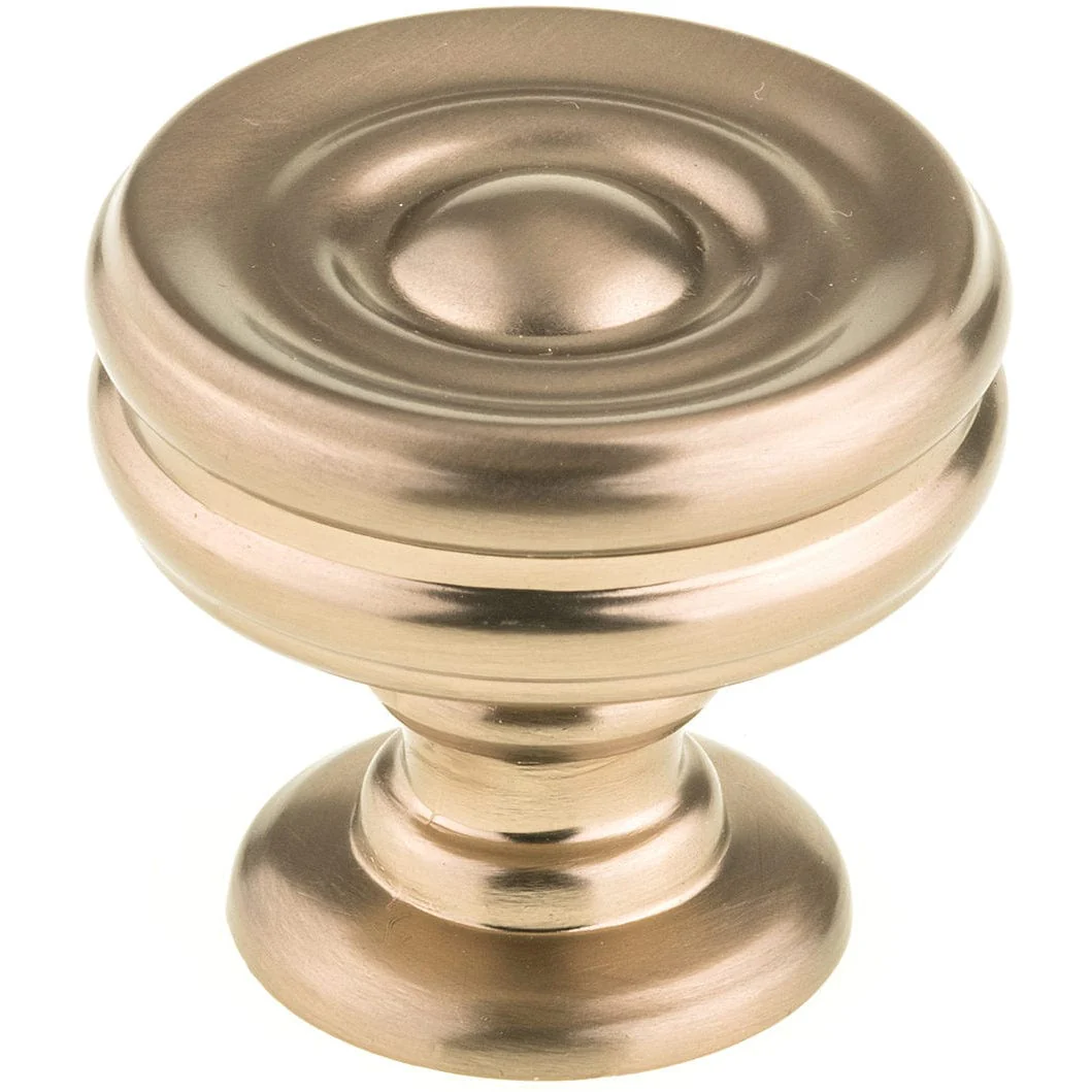 Contemporary Knob – 1-3/8″ D – Champagne Bronze