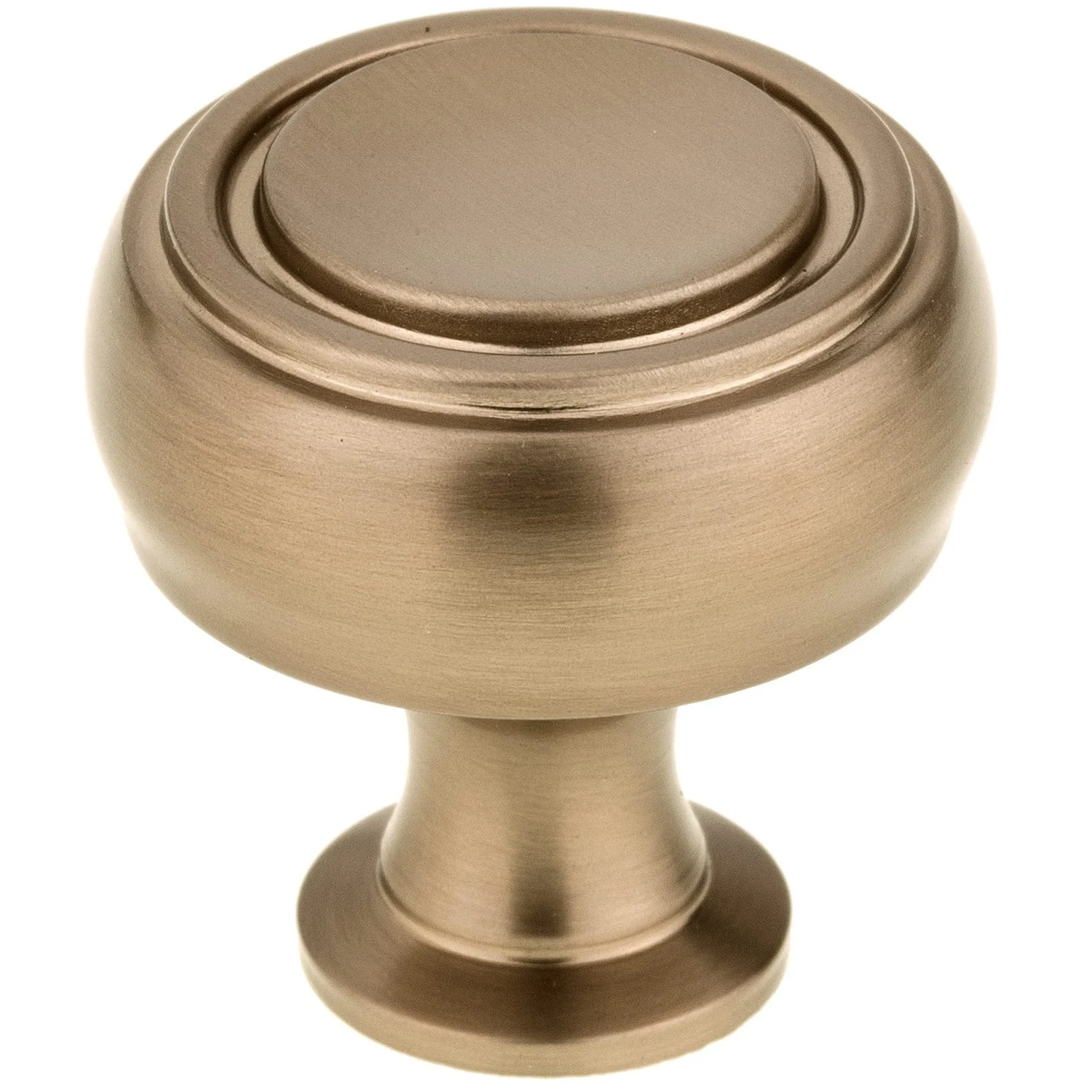 Contemporary Knob, 1-5/16″ D, Champagne Bronze