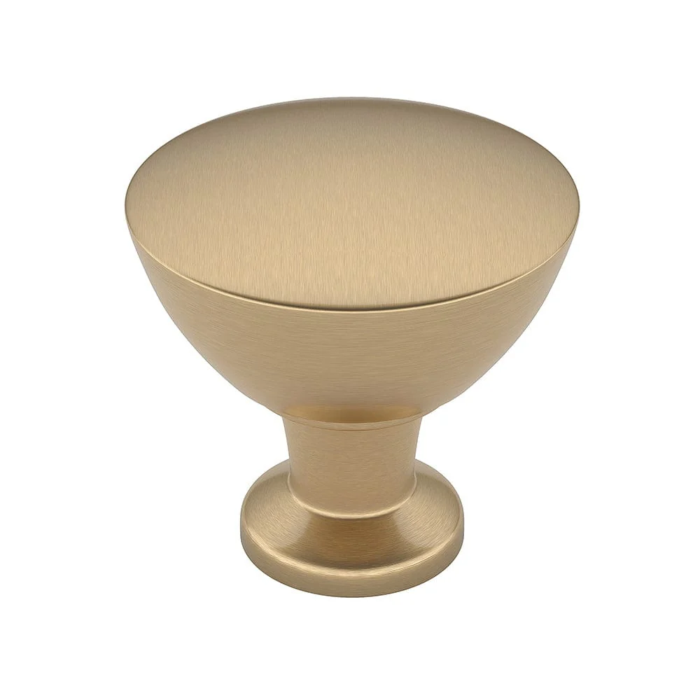 Contemporary Knob – 1-5/16″ D – Champagne Bronze
