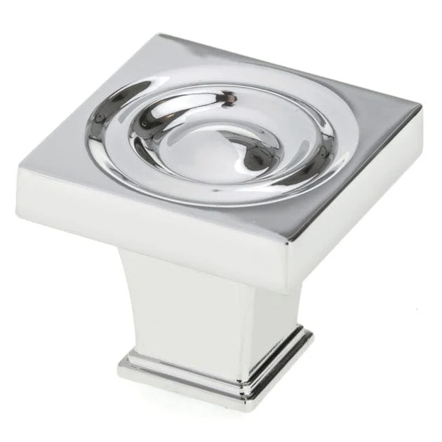 Transitional Knob, 1-3/16″ x 1-3/16″, Chrome