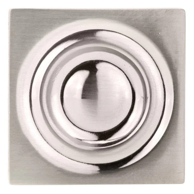Transitional Knob, 1-3/16" x 1-3/16", Brushed Nickel - Image 2