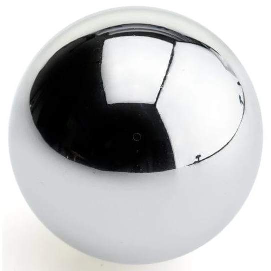 Traditional Knob, 1-9/16" D, Chrome - Image 1