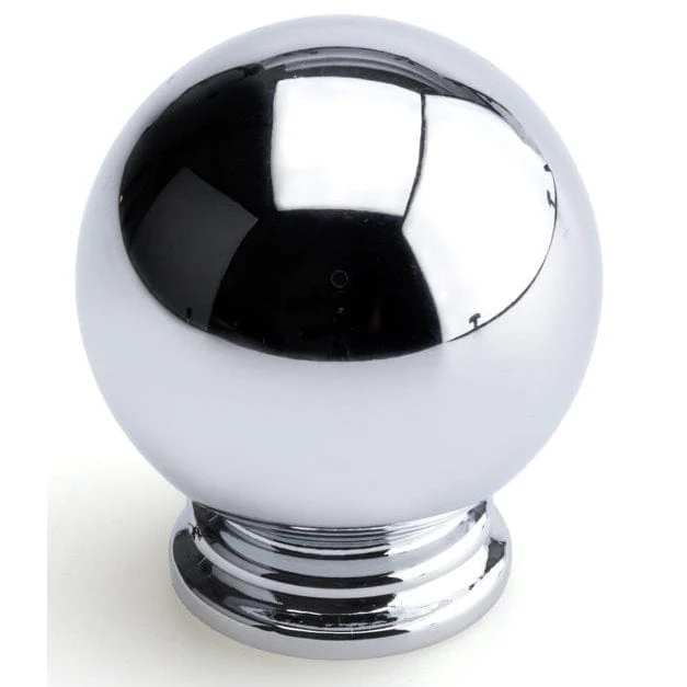 Traditional Knob, 1-3/16″ D, Chrome