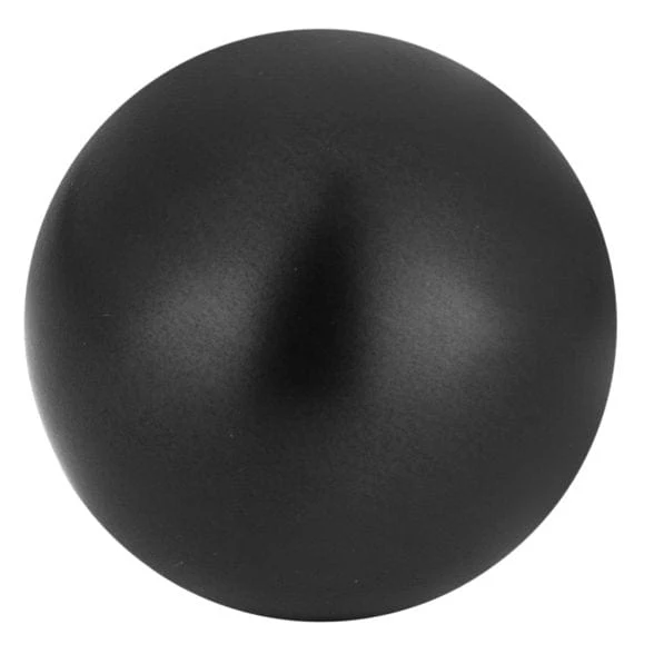 Oversized Bead Shape Traditional Round Knob - 1-3/16" Diameter - Matte Black - Image 2