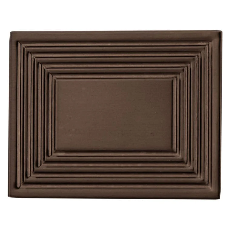 Transitional Knob, 1-25/32" x 1-3/8", Honey Bronze - Image 2