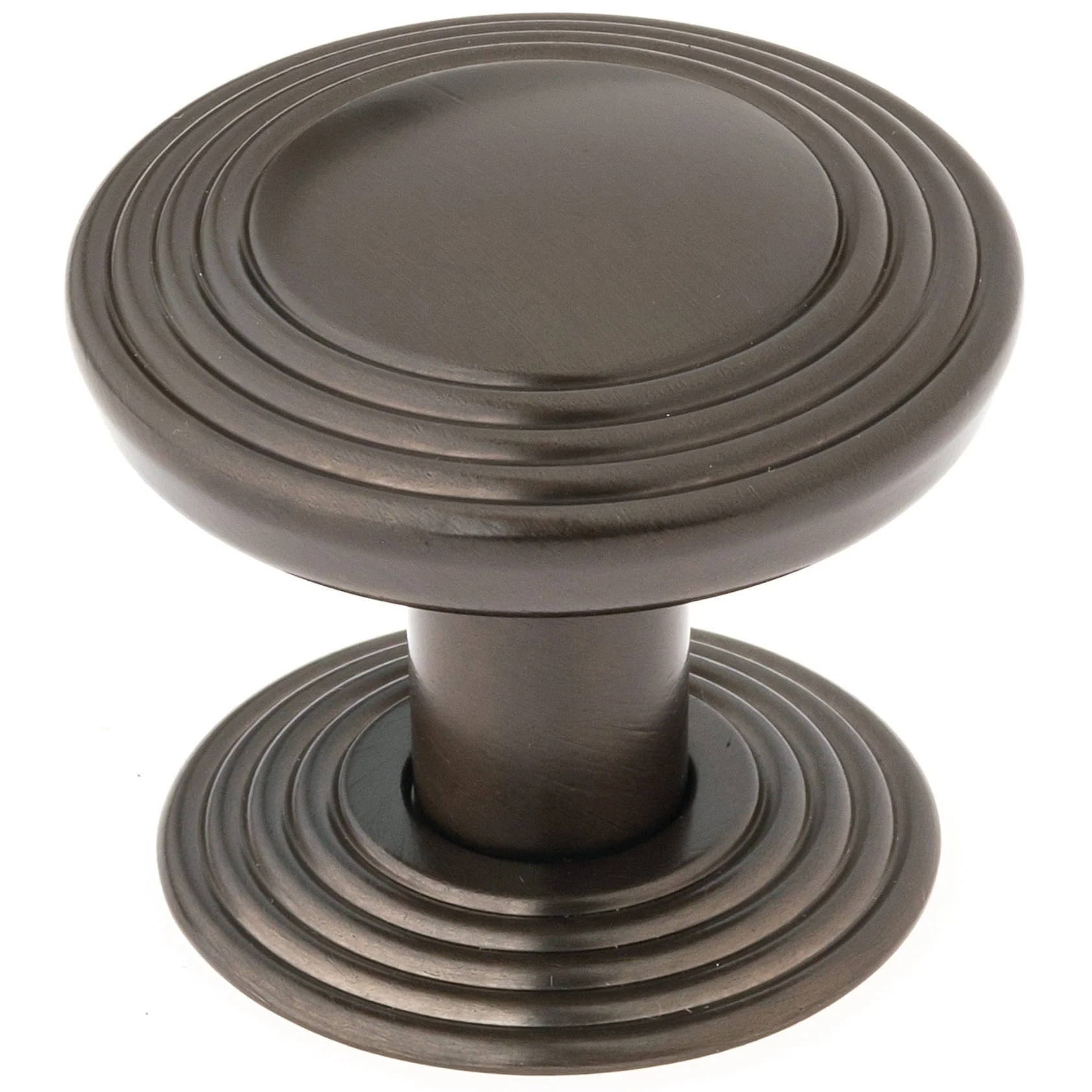 Transitional Knob, 1-1/4″ D, Honey Bronze