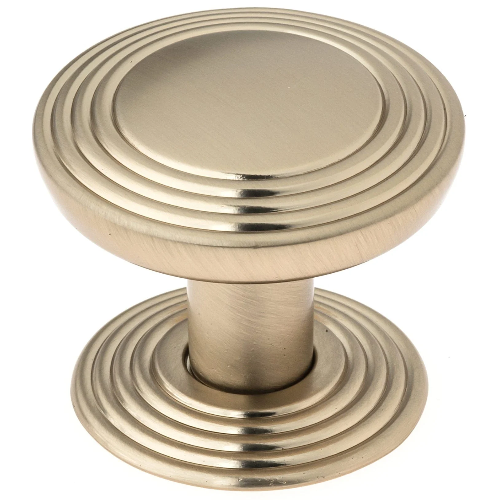 Transitional Knob, 1-9/16" D, Champagne Bronze - Image 1