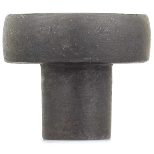 Textured Traditional Round Knob with Ridge - 1-3/4" Diameter - Dark Bronze - Image 3