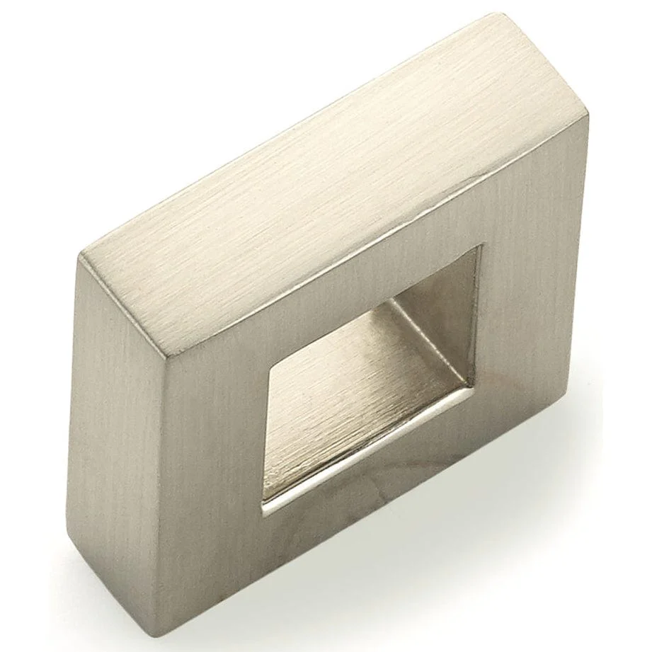 Contemporary Knob, 31/32″ x 5/16″, Brushed Nickel