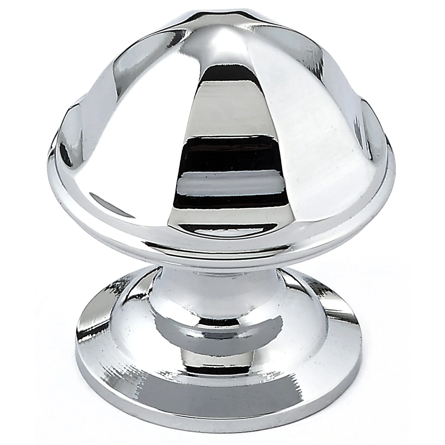 Contemporary Knob, 1-1/8″ D, Chrome