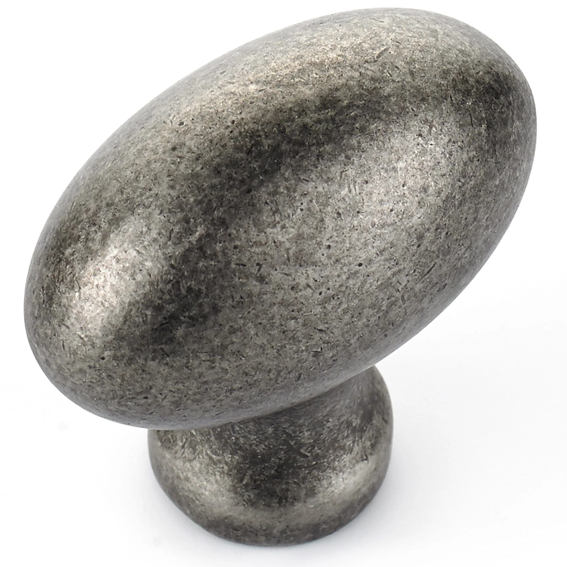 Traditional Knob, 1-9/16″ x 7/8″, Pewter