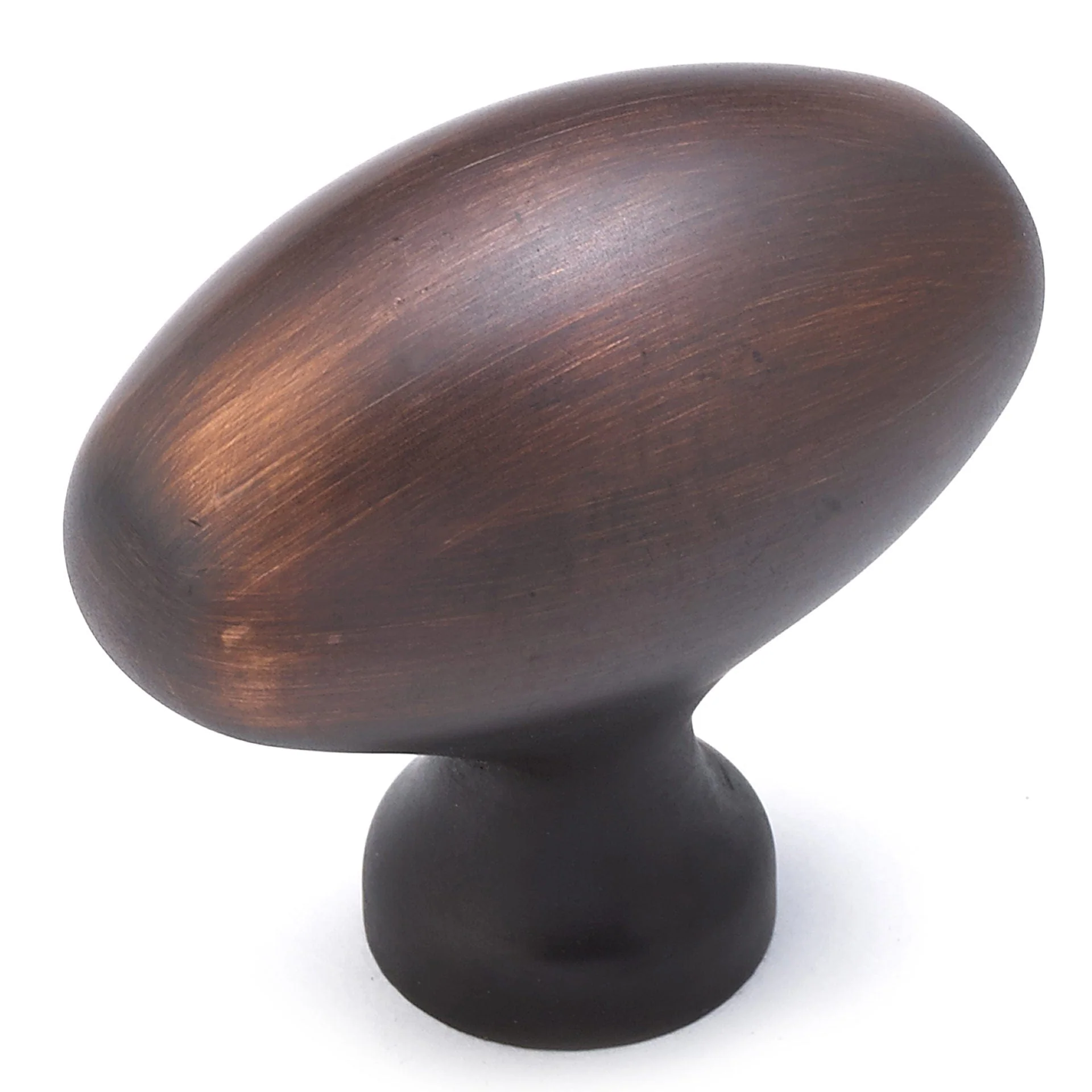 Traditional Oval Knob – 1-31/32″ x 1-3/32″ – Brushed Oil-Rubbed Bronze