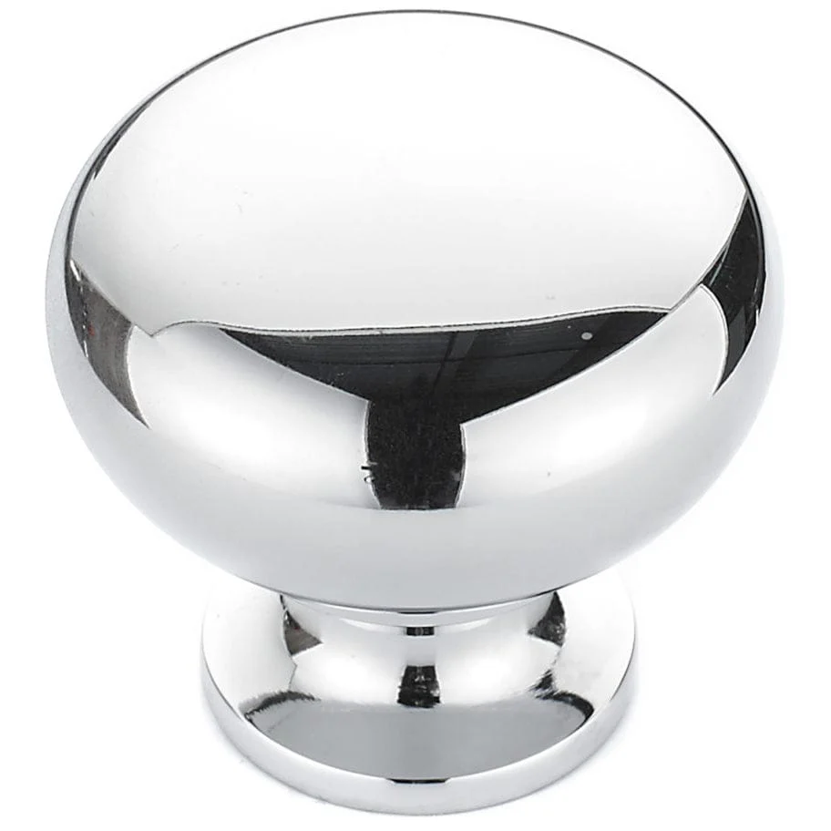 Traditional Knob, 1-1/4″ D, Chrome