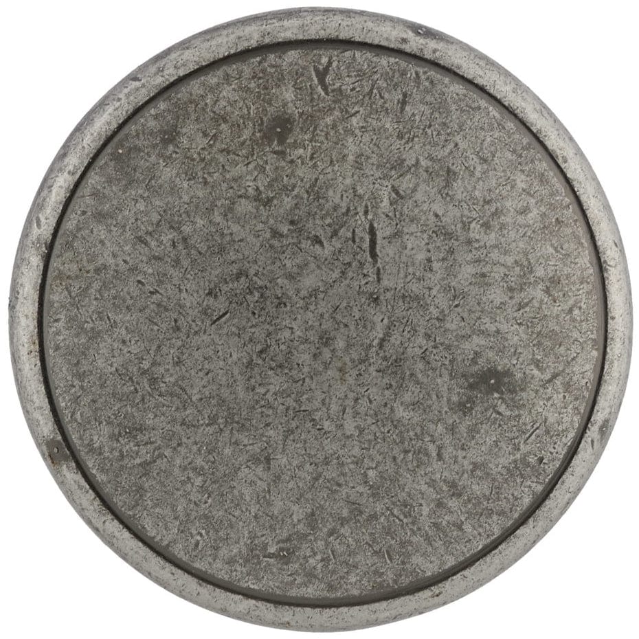 Traditional Knob, 1-3/4" D, Pewter - Image 2
