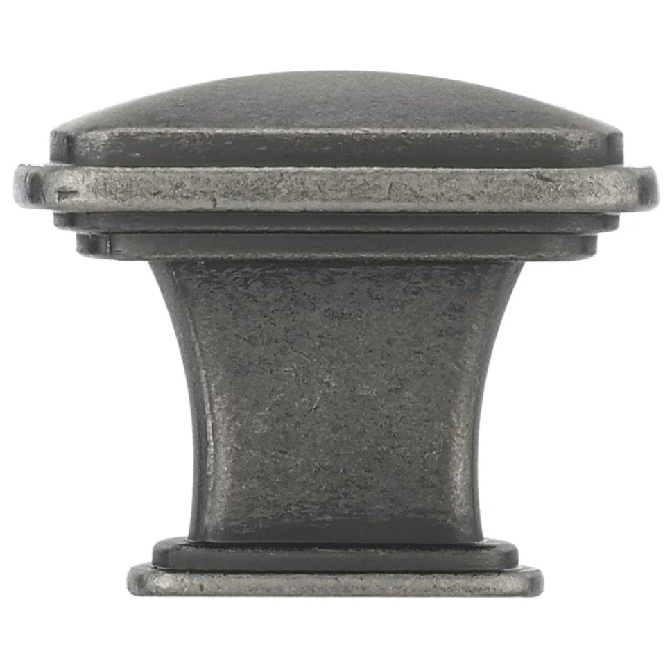 Transitional Knob, 1-7/32" x 1-7/32", Pewter - Image 3