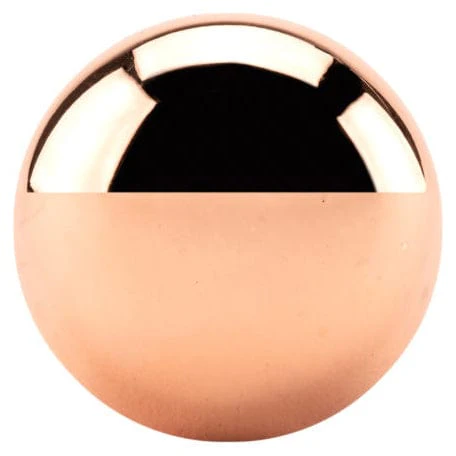 Traditional Knob, 1-1/4" D, Polished Copper - Image 2