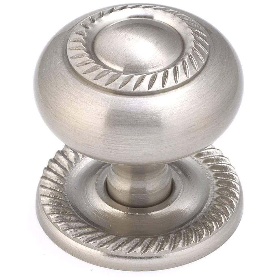 Traditional Knob, 1-1/2″ D, Brushed Nickel