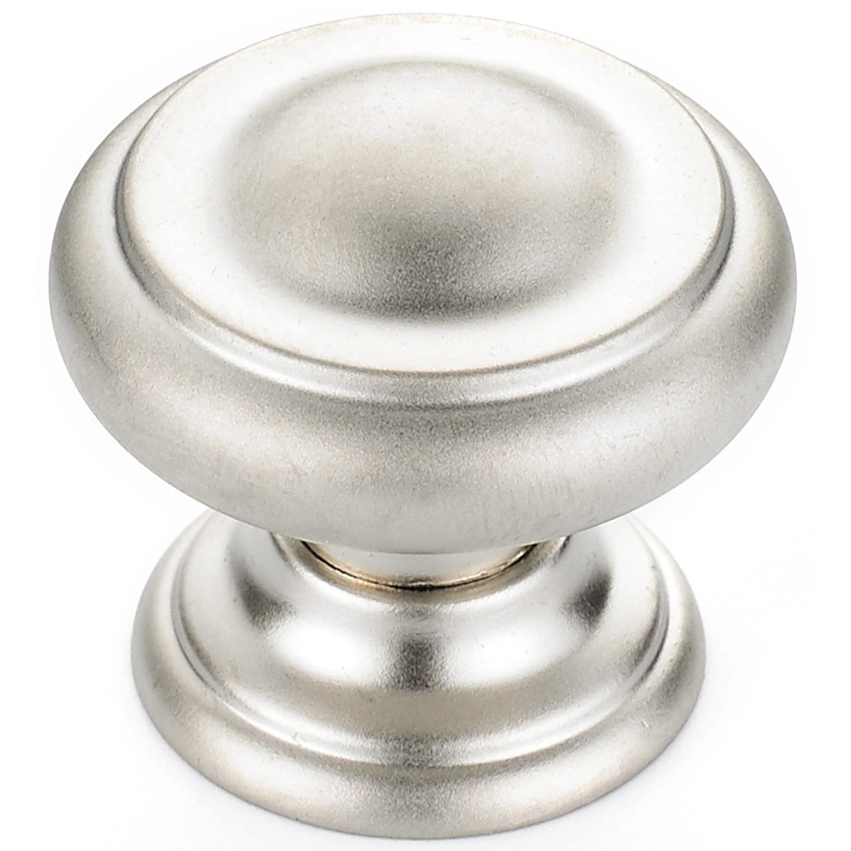 Traditional Knob, 1-3/16″ D, Matte Nickel