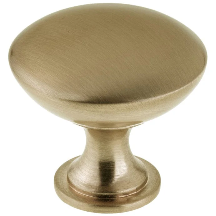Contemporary Knob – 1-9/16″ D – Champagne Bronze