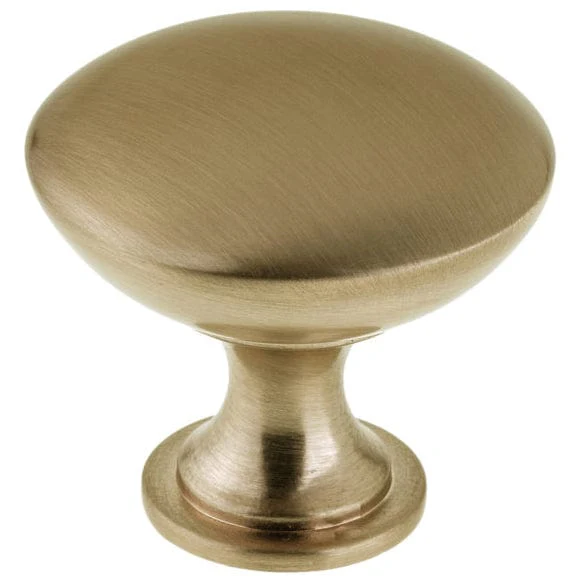 Contemporary Knob, 1-3/16″ D, Champagne Bronze