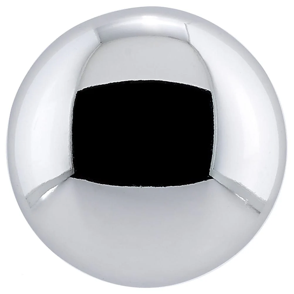Contemporary Knob, 1-1/4" D, Chrome - Image 2