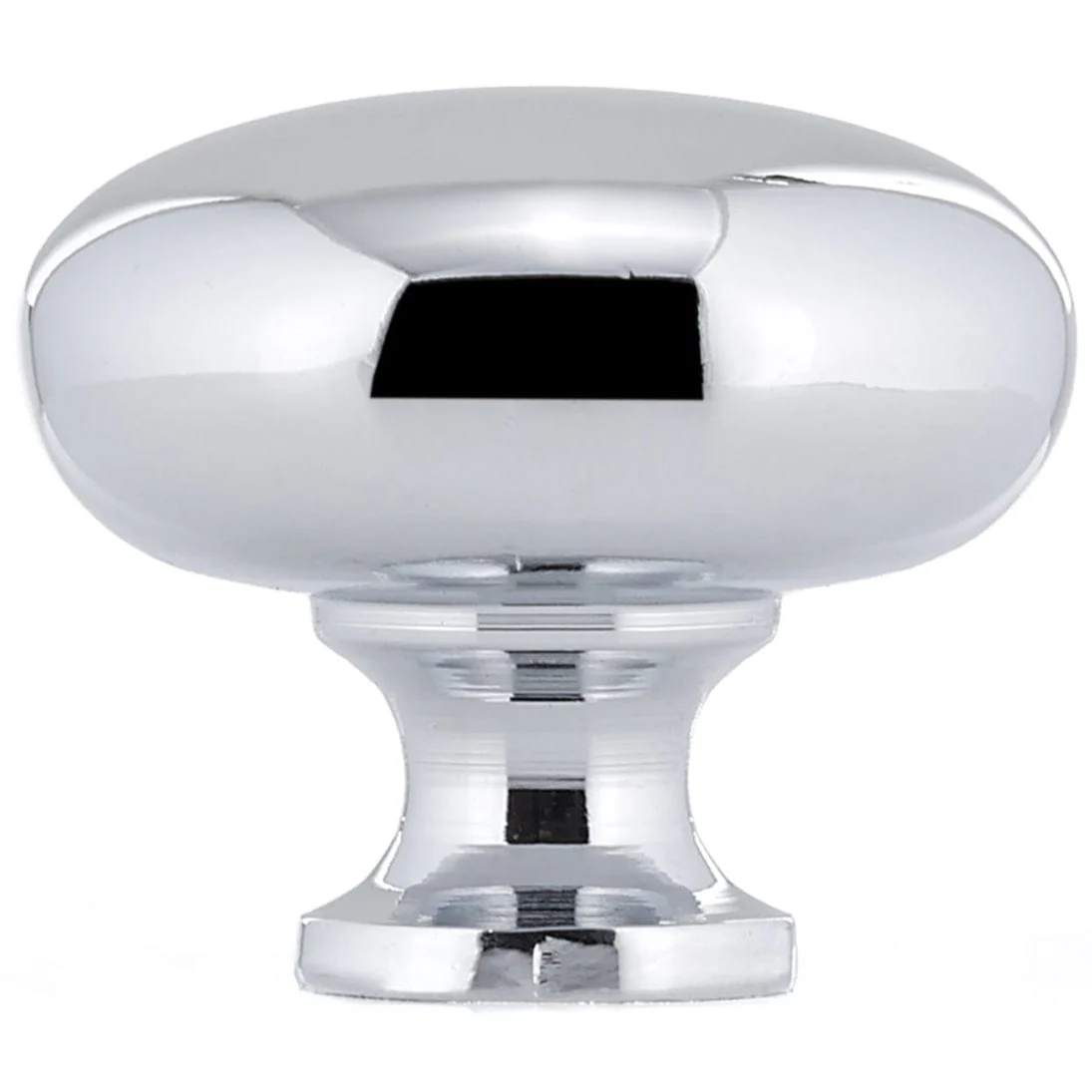 Contemporary Knob, 1-1/4" D, Chrome - Image 3