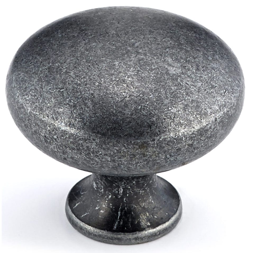 Traditional Knob, 1-1/4″ D, Wrought Iron