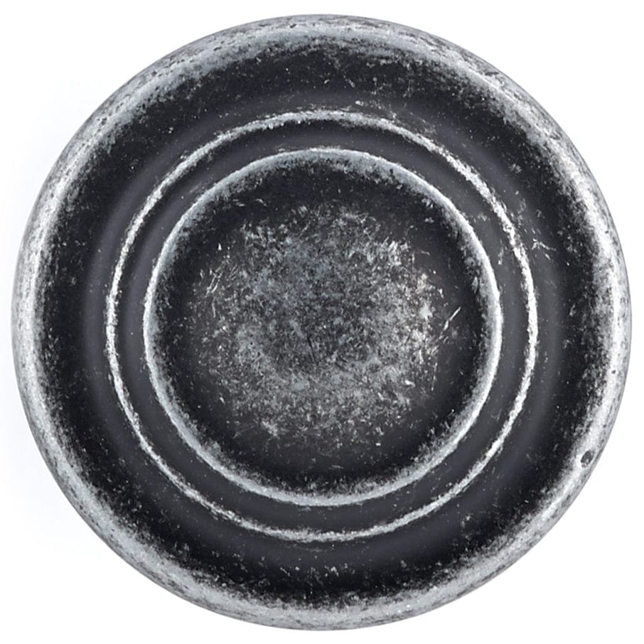 Traditional Knob, 1-5/16" D, Natural Iron - Image 2