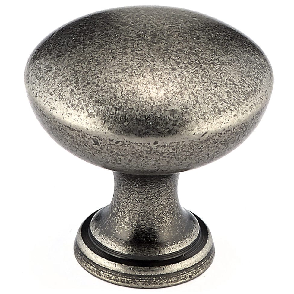 Traditional Knob, 1-3/16″ D, Pewter