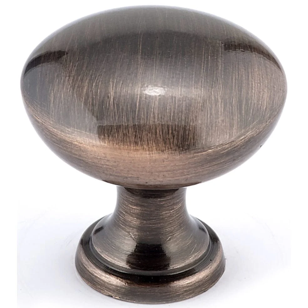 Traditional Knob - 1-3/16" D - Antique Copper - Image 1