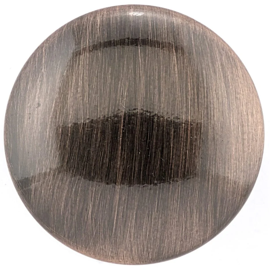 Traditional Knob - 1-3/16" D - Antique Copper - Image 2