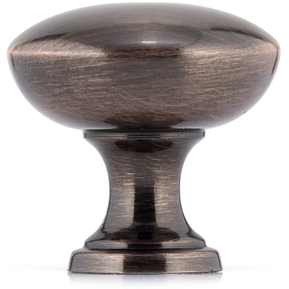 Traditional Knob - 1-3/16" D - Antique Copper - Image 3