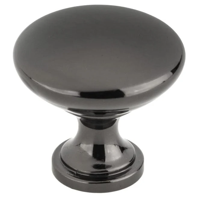 Traditional Knob, 1-3/16″ D, Black Nickel