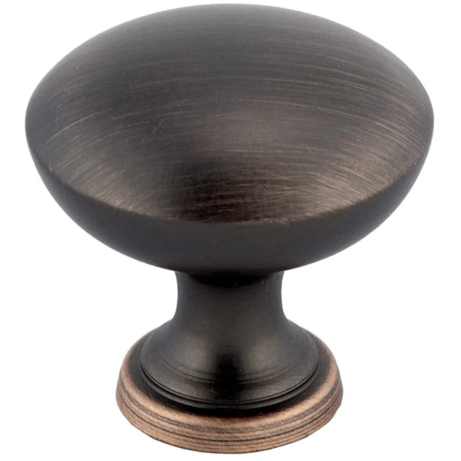 Traditional Mushroom Knob – Brushed Oil-Rubbed Bronze – 1-3/16″ Diameter