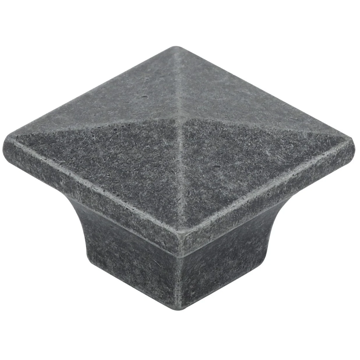 Traditional Knob, 1-1/4″ x 1-1/4″, Natural Iron
