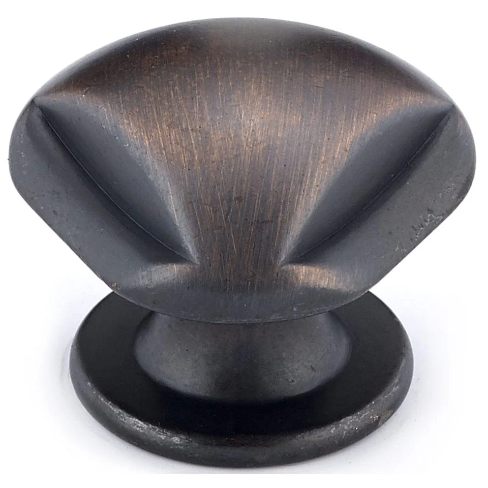 Traditional Knob, 1-5/16" D, Brushed Oil-Rubbed Bronze - Image 1