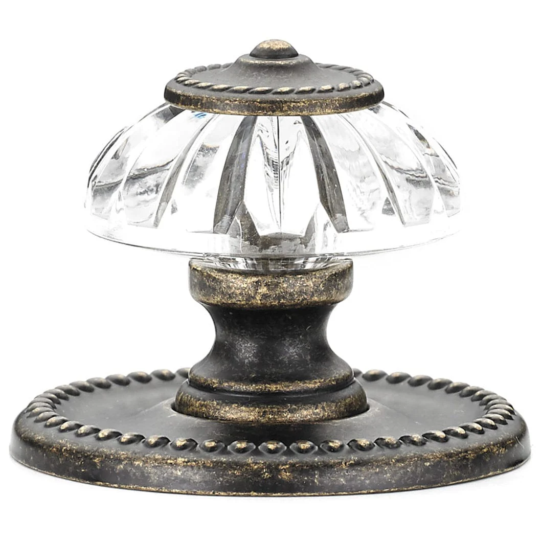 Eclectic Knob, 1-5/16" D, Burnished Brass - Image 3