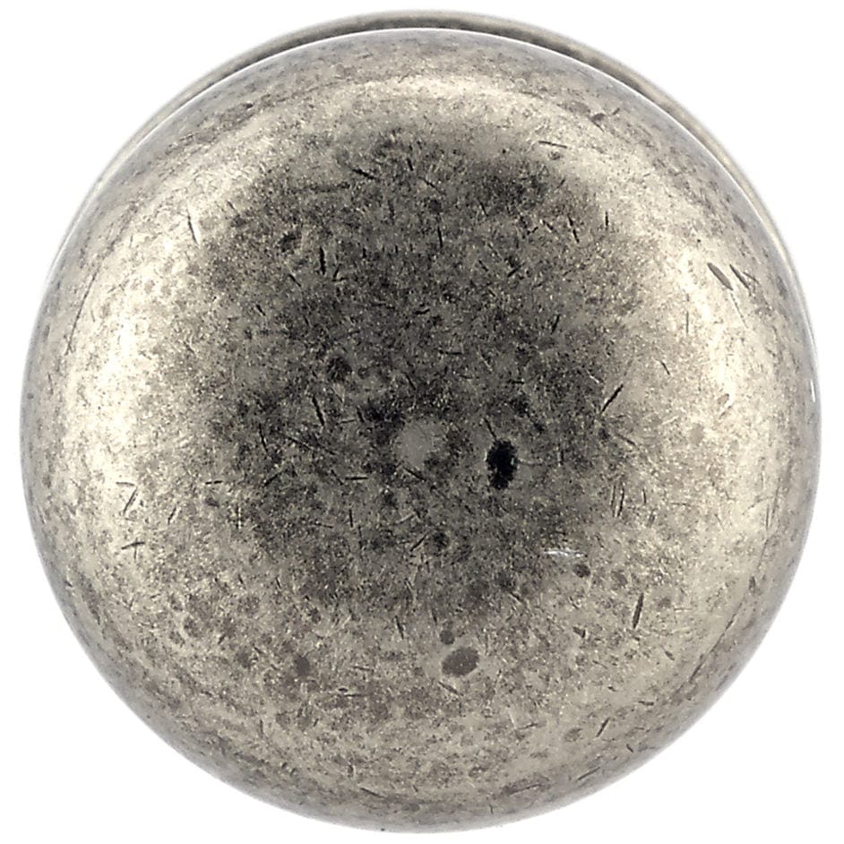 Traditional Knob, 1-1/4" D, Pewter - Image 2